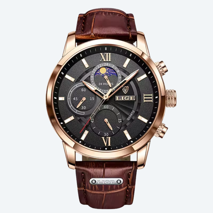 LIGE Classic Moonphase Style