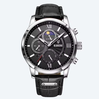 LIGE Classic Moonphase Style