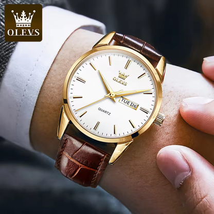 OLEVS Classic Day-Date Quartz Collection