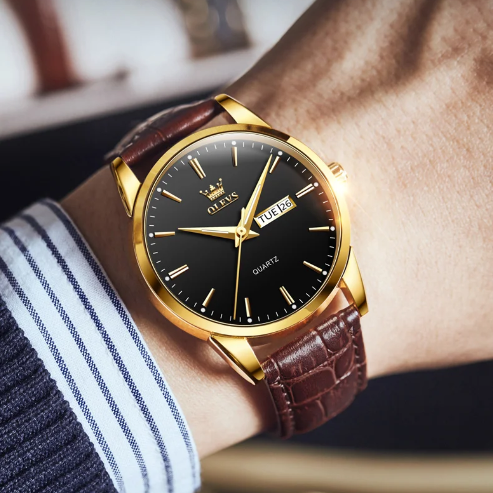 OLEVS Classic Day-Date Quartz Collection