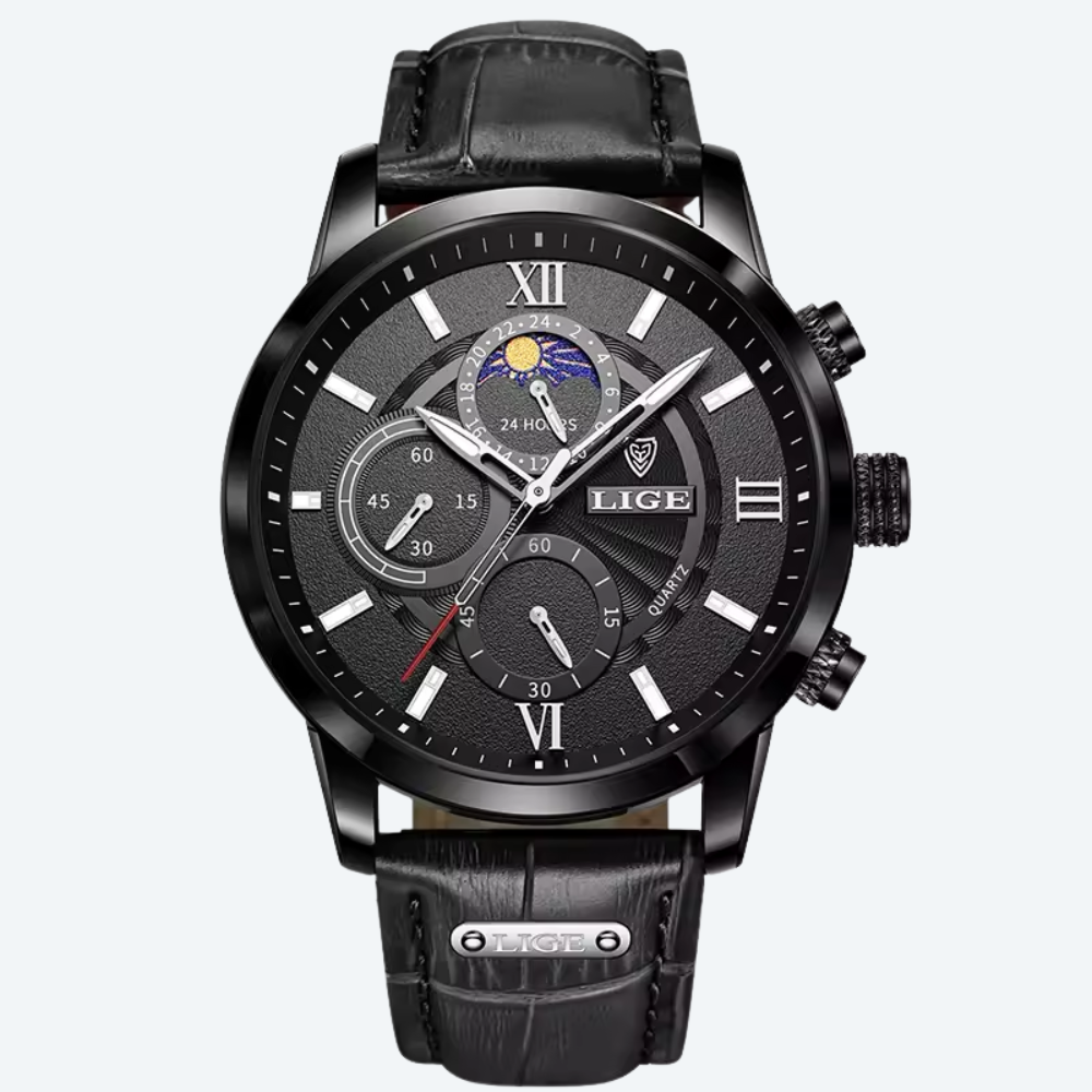 LIGE Classic Moonphase Style