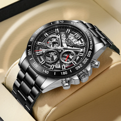 LIGE Chronograph Steel Collection
