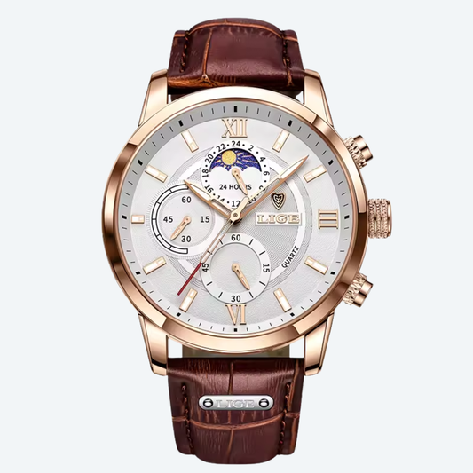 LIGE Classic Moonphase Style