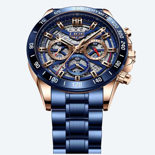 LIGE Chronograph Steel Collection