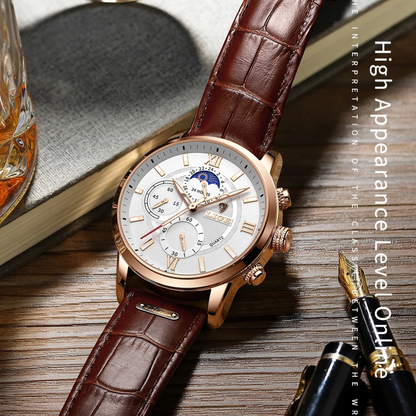 LIGE Classic Moonphase Style