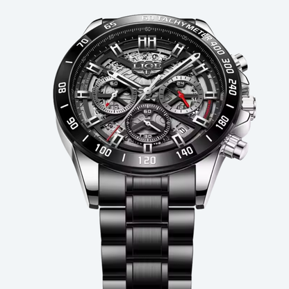 LIGE Chronograph Steel Collection