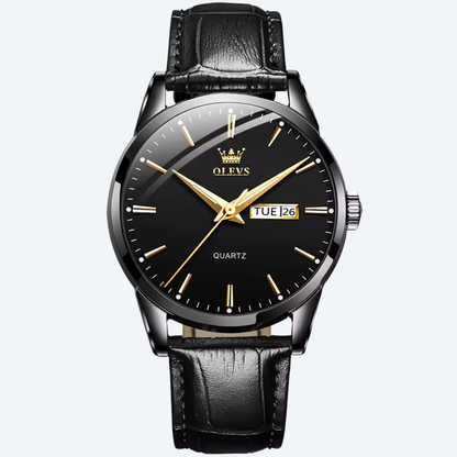 Olevs Classic Gold Calendar Quartz