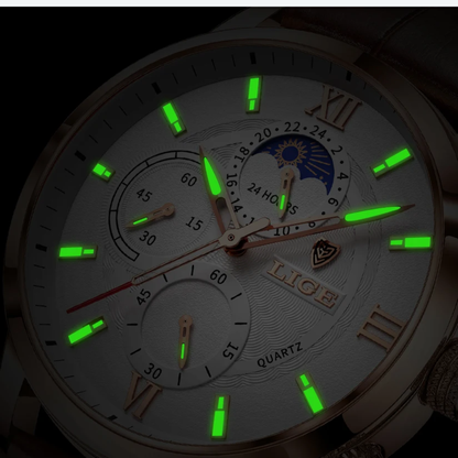 LIGE Classic Moonphase Style