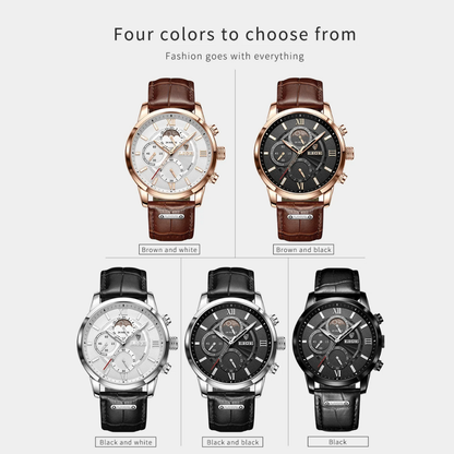 LIGE Classic Moonphase Style